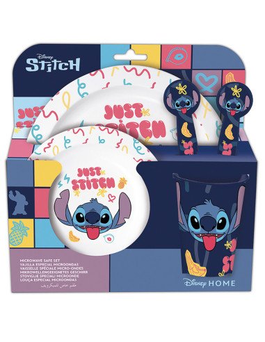 Set Micro Kids 5 Piezas En Estuche Stitch "Sweet" | Reino Escolar: Mochilas y Regalos