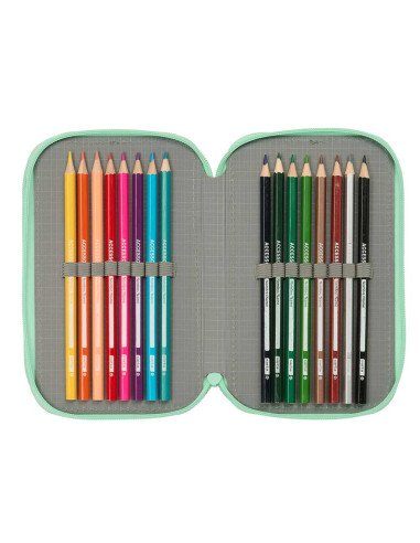 Plumier Triple 37 Pcs Real Betis Balompie Preescolar | Reino Escolar: Mochilas y Regalos