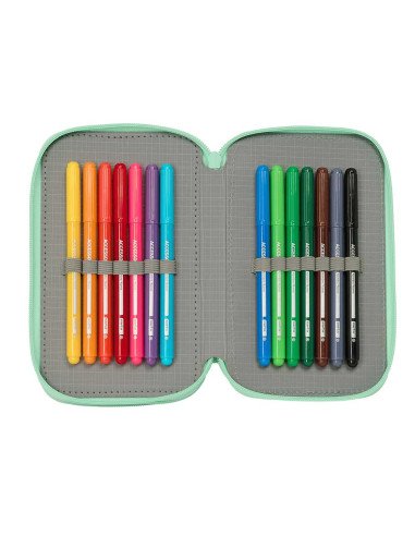 Plumier Triple 37 Pcs Real Betis Balompie Preescolar | Reino Escolar: Mochilas y Regalos