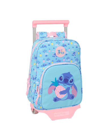 Mochila 185 + Carro 705 Stitch "Waves" | Reino Escolar