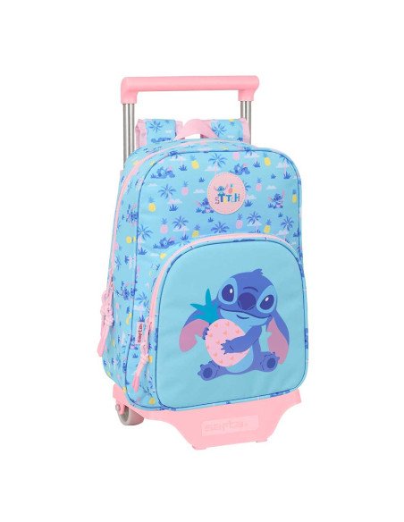 Mochila 185 + Carro 705 Stitch "Waves" | Reino Escolar