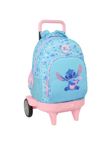 Mochila Grande con Ruedas Compact Evol. Ext. Stitch "Waves"