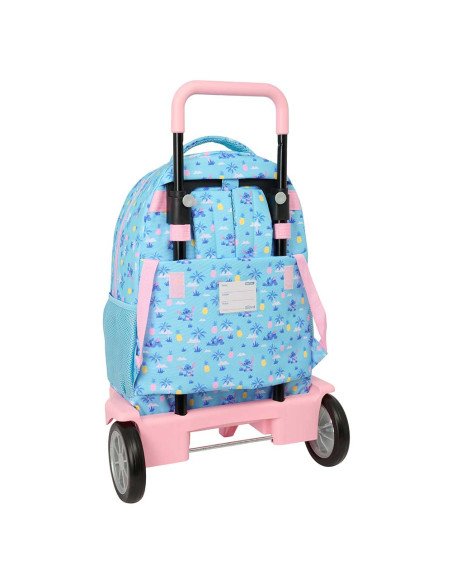 Mochila Grande con Ruedas Compact Evol. Ext. Stitch "Waves"
