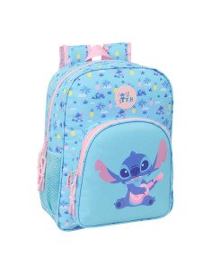 Mochila Junior Adaptable a Carro Stitch "Waves" | Reino Escolar: Mochilas y Regalos