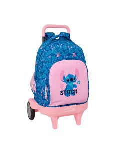 Mochila Grande con Ruedas Compact Evol. Ext. Stitch "Lio" | Reino Escolar: Mochilas y Regalos