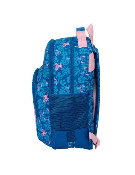 Mochila Doble Adaptable a Carro Stitch "Lio" | Reino Escolar: Mochilas y Regalos