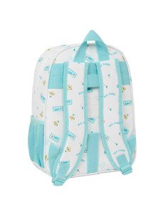 Mochila Infantil Adaptable a Carro Real Madrid Preescolar Blanca | Reino Escolar: Mochilas y Regalos 2