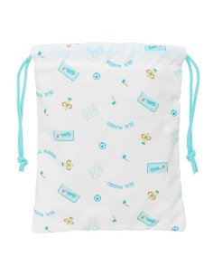 Bolsita Bebé Real Madrid Preescolar Blanca | Reino Escolar: Mochilas y Regalos 2