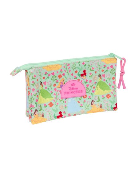 Portatodo Triple Princesas Disney | Reino Escolar: Mochilas y Regalos