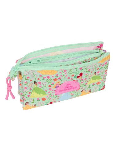 Portatodo Triple Princesas Disney | Reino Escolar: Mochilas y Regalos