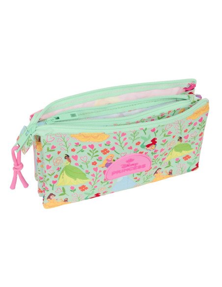 Portatodo Triple Princesas Disney | Reino Escolar: Mochilas y Regalos
