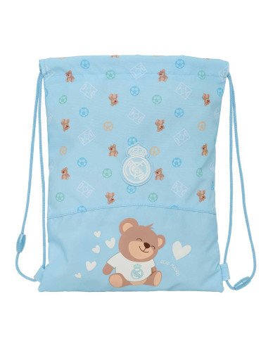 Bolsa Junior Real Madrid Preescolar Azul | Reino Escolar: Mochilas y Regalos