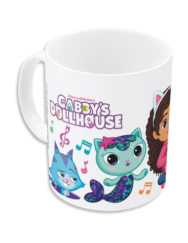 Taza Cerámica 325 ml en Caja Regalo Gabby's Dollhouse "Party"
