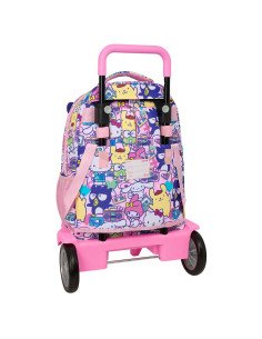 Mochila Grande con Ruedas Compact Evol. Ext. Hello Kitty & Friends | Reino Escolar: Mochilas y Regalos 2