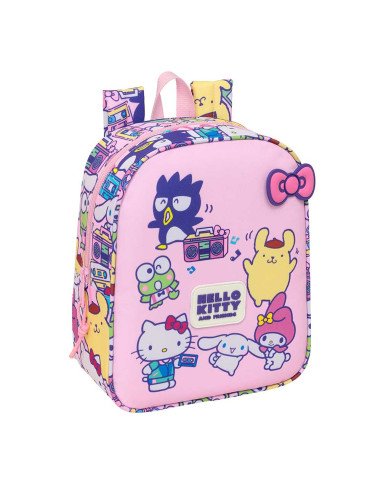 Mochila Guardería Adaptable a Carro Hello Kitty & Friends