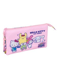 Portatodo Triple Hello Kitty & Friends | Reino Escolar: Mochilas y Regalos