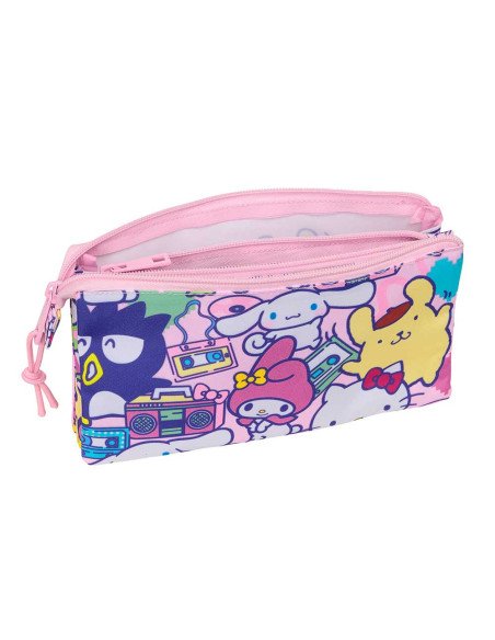 Portatodo Triple Hello Kitty & Friends | Reino Escolar: Mochilas y Regalos