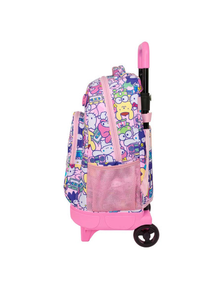 Mochila Grande con Ruedas Compact Extraible Hello Kitty & Friends | Reino Escolar: Mochilas y Regalos