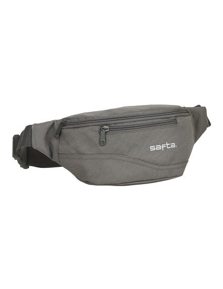Riñonera Safta Gris Humo | Reino Escolar: Mochilas y Regalos