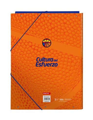 Carpeta Cartón Folio Gomas Solapas Valencia Basket Club | Reino Escolar: Mochilas y Regalos
