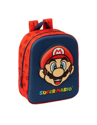 Mochila Guarderia 3D Super Mario 3D | Reino Escolar: Mochilas y Regalos