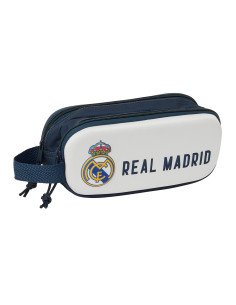 Portatodo Doble 3D Real Madrid 3D | Reino Escolar: Mochilas y Regalos