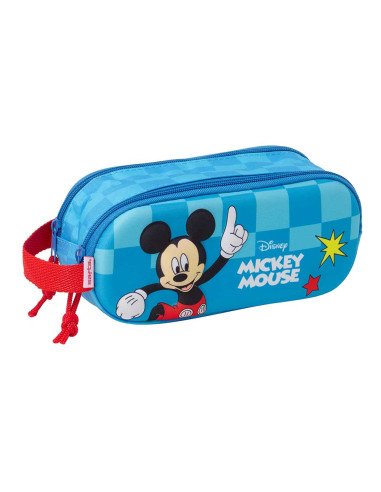 Portatodo Doble 3D Mickey Mouse 3D | Reino Escolar
