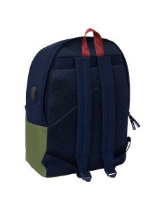 Mochila Doble Para Portatil 15.6" + Usb El Pulpo "Verde" | Reino Escolar: Mochilas y Regalos 2