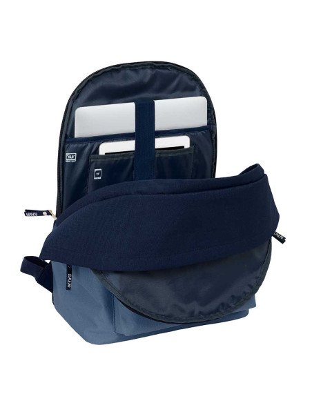 Mochila Doble para Portátil 15.6" + USB El Pulpo "Azul"