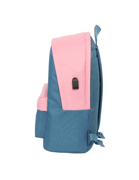 Mochila Doble para Portátil 15.6" + USB El Pulpo "Indigo"