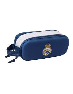 Portatodo Doble 3D Real Madrid 3D | Reino Escolar: Mochilas y Regalos