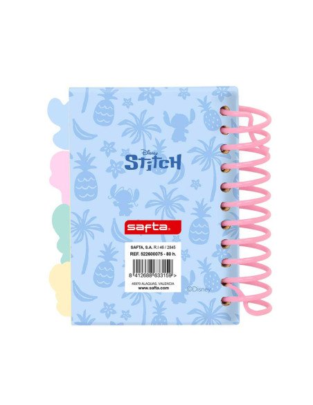 Bloc De Notas A7 Stitch Stationery | Reino Escolar: Mochilas y Regalos