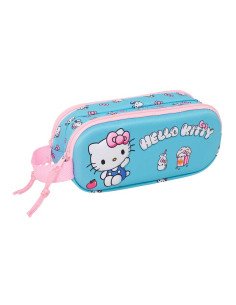 Portatodo Doble 3D Hello Kitty | Reino Escolar: Mochilas y Regalos