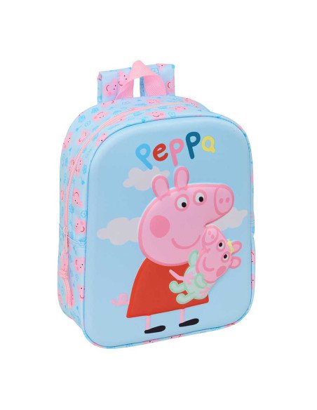 Mochila Guardería 3D Peppa Pig | Reino Escolar