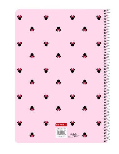 Libreta Folio Tapas Duras 80 Hojas Minnie Mouse | Reino Escolar: Mochilas y Regalos