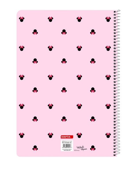 Libreta Folio Tapas Duras 80 Hojas Minnie Mouse | Reino Escolar: Mochilas y Regalos