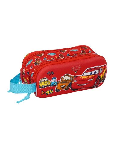 Portatodo Doble 3D Cars | Reino Escolar