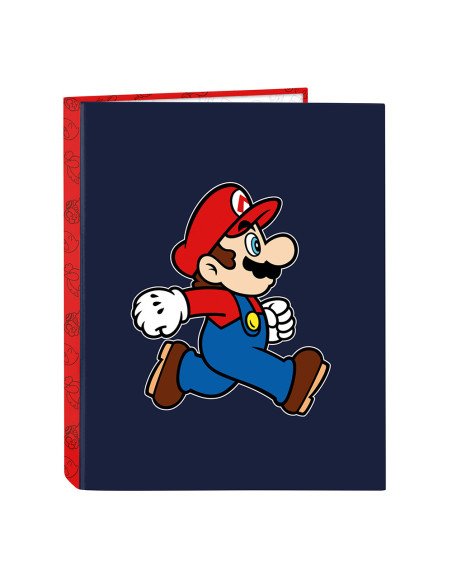 Carpeta Folio 4 Ani.Mixtas Super Mario "Trick" | Reino Escolar: Mochilas y Regalos