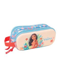 Portatodo Doble 3D Vaiana | Reino Escolar: Mochilas y Regalos