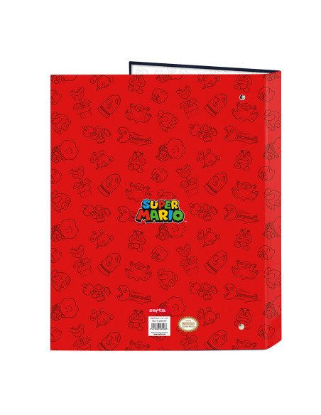Carpeta Folio 4 Ani.Mixtas Super Mario "Trick" | Reino Escolar: Mochilas y Regalos
