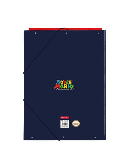 Carpeta Folio 3 Solapas Super Mario "Trick" | Reino Escolar