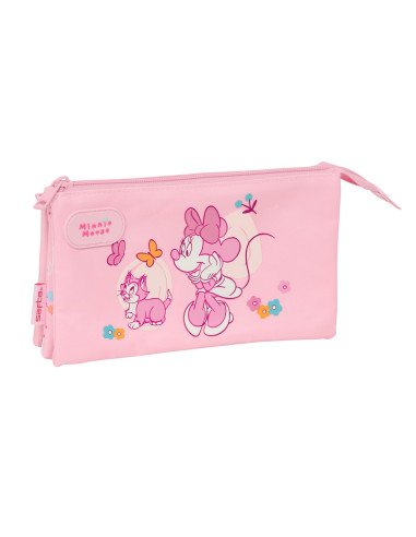 Portatodo Triple Minnie Mouse "Baby" | Reino Escolar: Mochilas y Regalos