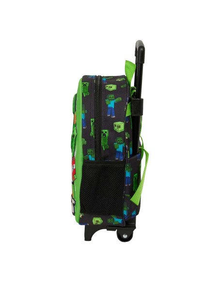 Mochila 3D Con Ruedas Minecraft | Reino Escolar: Mochilas y Regalos