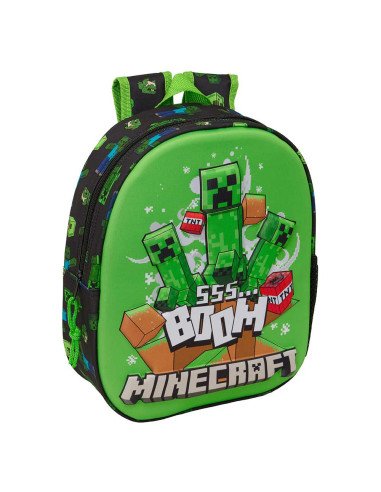 Mochila 3D Minecraft | Reino Escolar: Mochilas y Regalos