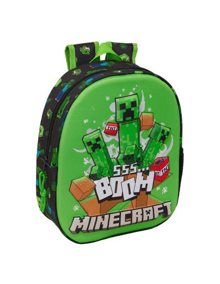 Mochila 3D Minecraft | Reino Escolar: Mochilas y Regalos