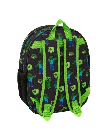 Mochila 3D Minecraft | Reino Escolar: Mochilas y Regalos