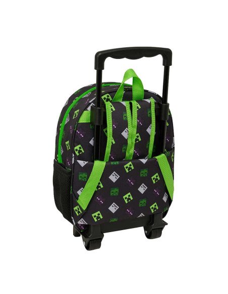 Mochila 3D Con Ruedas Minecraft | Reino Escolar: Mochilas y Regalos
