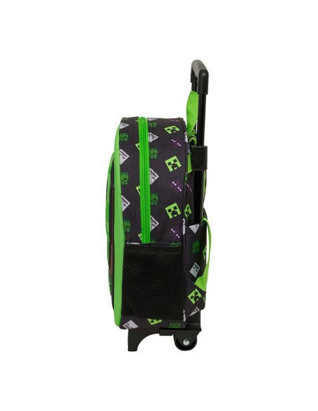 Mochila 3D Con Ruedas Minecraft | Reino Escolar: Mochilas y Regalos