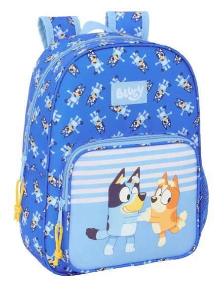 Mochila Infantil Adaptable A Carro Bluey "Let'S Play" | Reino Escolar: Mochilas y Regalos