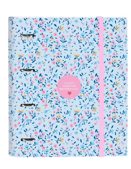 Carpeta 4 Anillas De 35Mm Con Recambio A4 100 Hojas Con Goma Y 5 Separadores Vicky Martin Berrocal | Reino Escolar: Mochilas y R